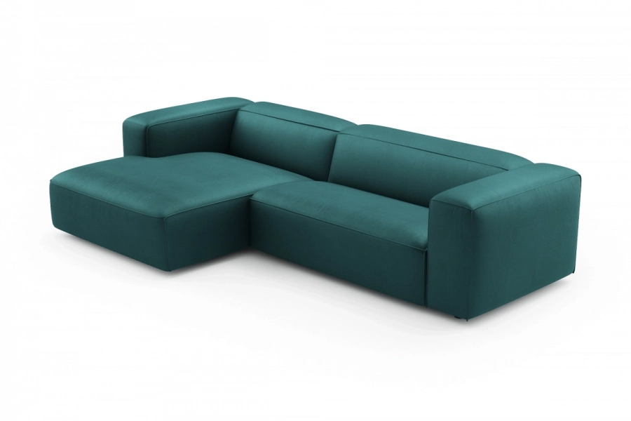 model MODULARIS WB (wysoki bok) - Modularis WB sofa 2-osobowa prawa + longchair lewy (boki wysokie)