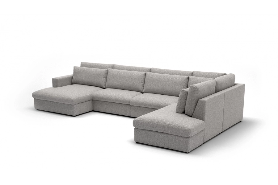 Model Portofino - Portofino longchair lewy + sofa 1,5 osobowa + sofa 1,5 osobowa + otomana prawa